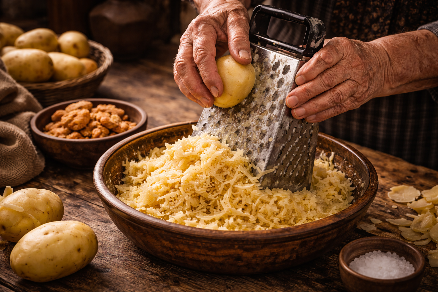 Preparación tradicional del Milcao
